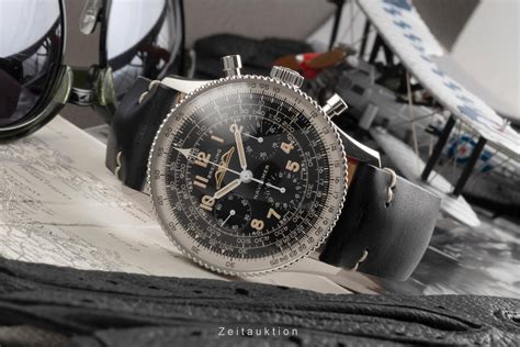 breitling navitimer schwarzes ziffernblatt|breitling handaufzug b09.